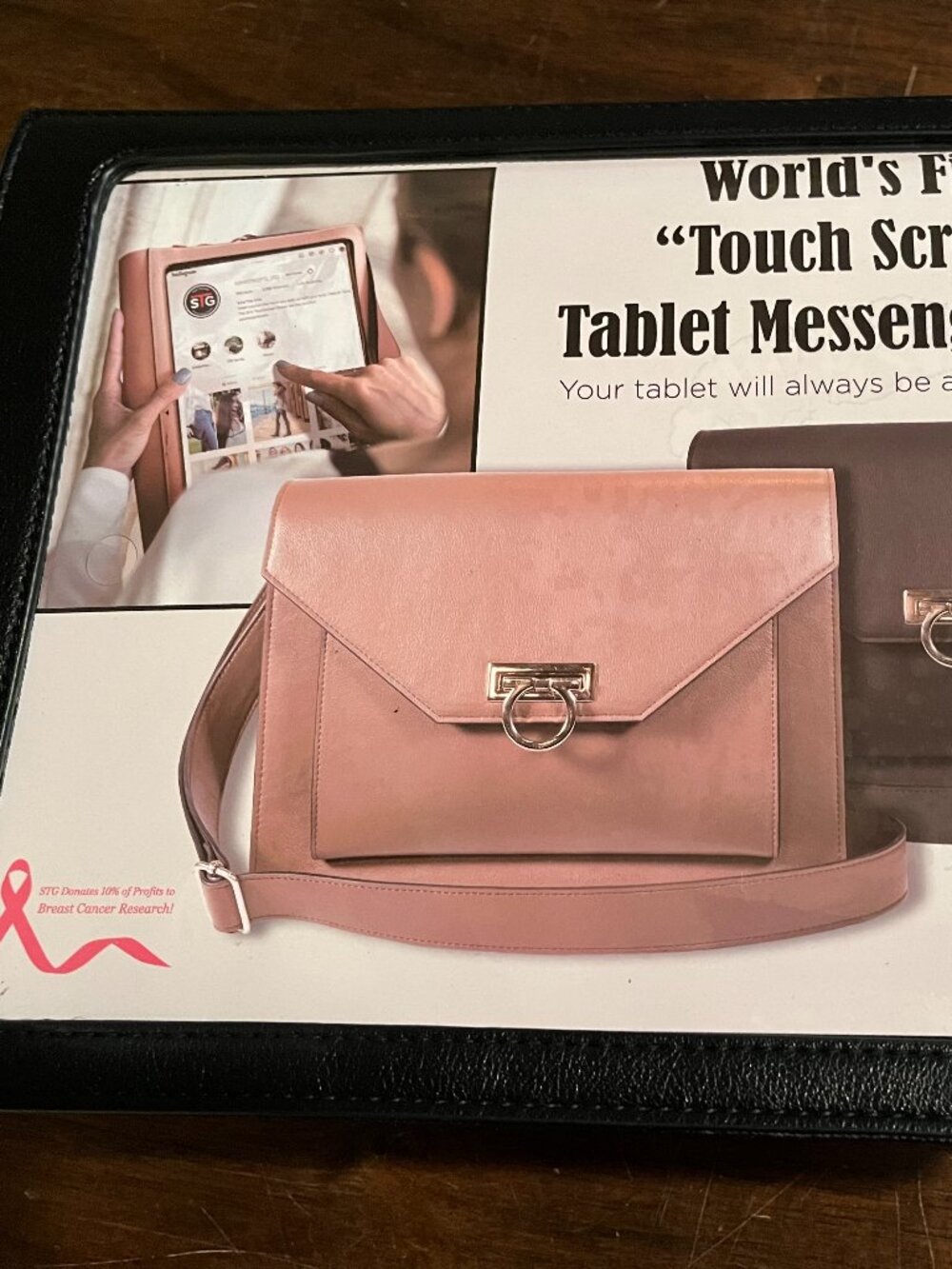 Touch Screen Tablet Messenger Bag